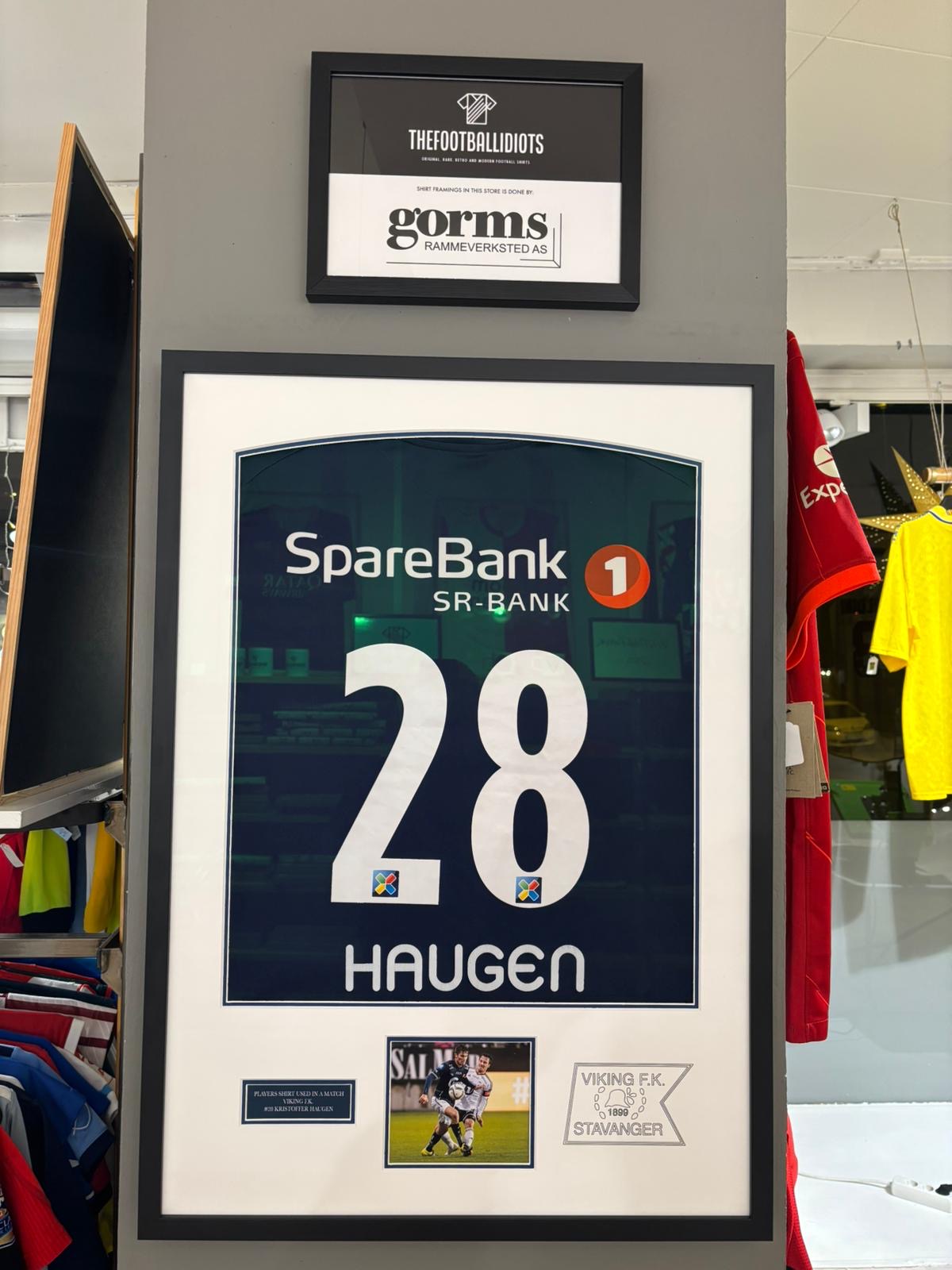 Frame Your Football Shirt in Style with TFI x Gorms Rammeverksted!