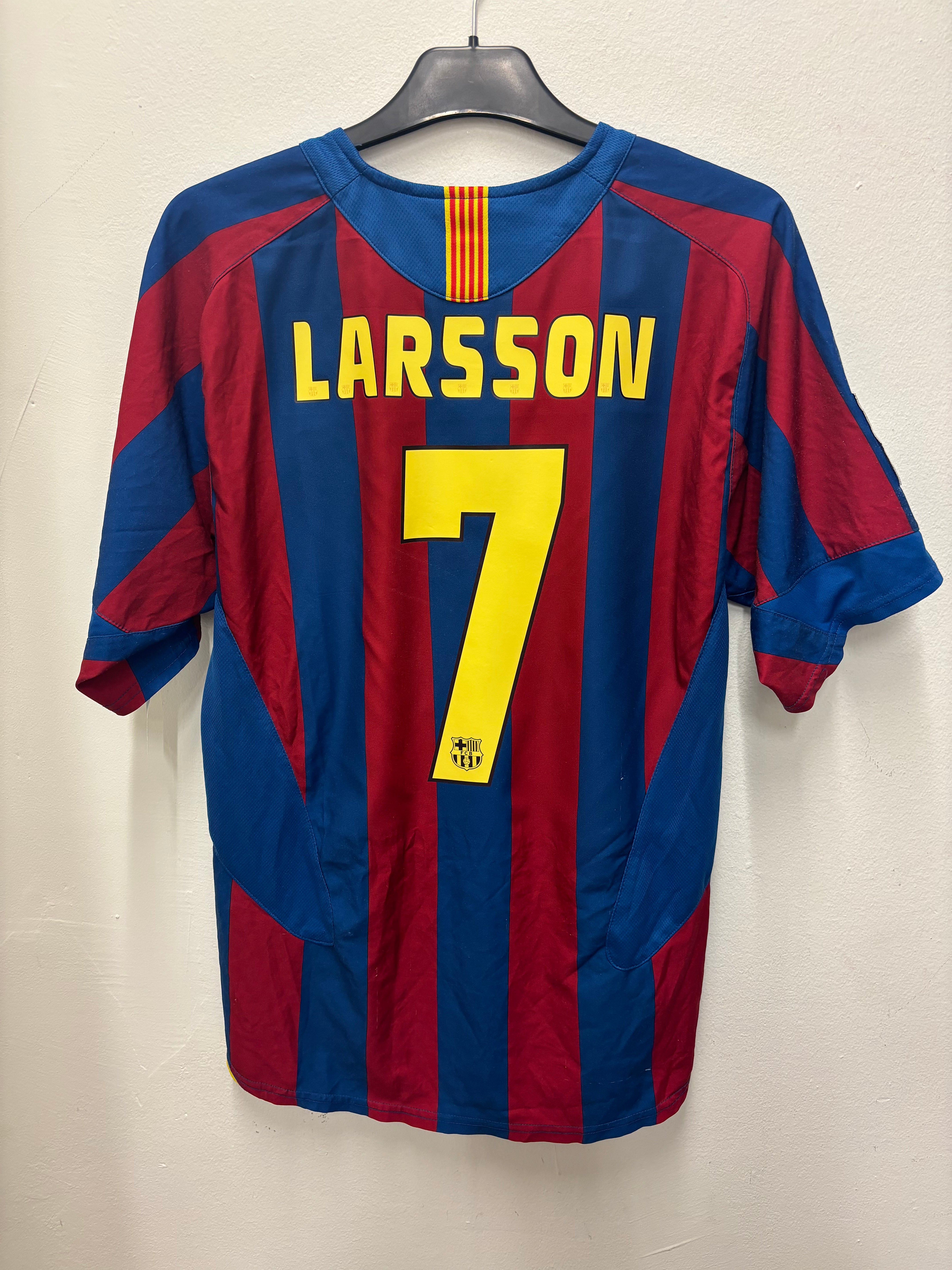 Barcelona Home 05/06 Larsson 7