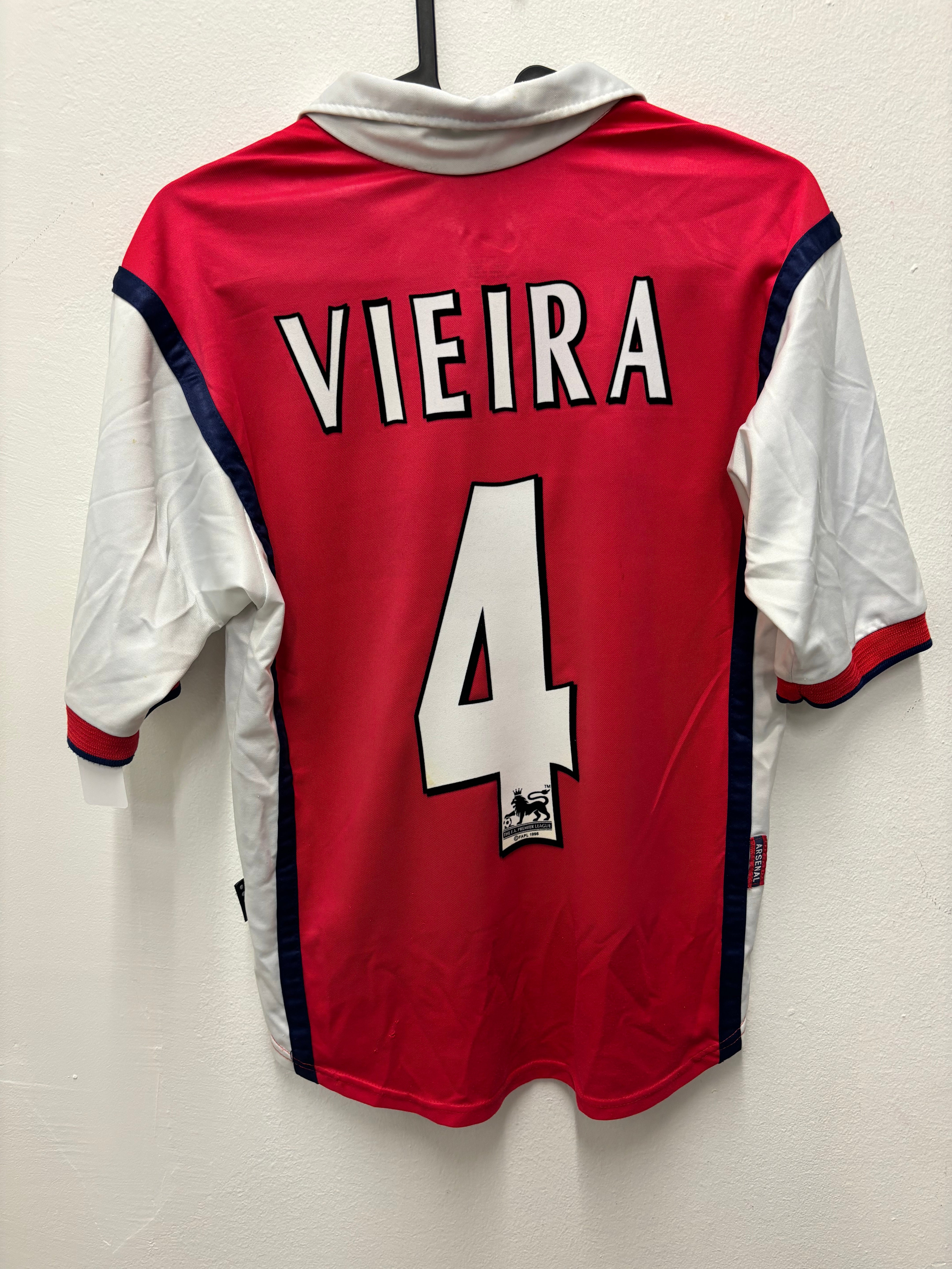 Arsenal Home 99/00 Vieira 4 kids