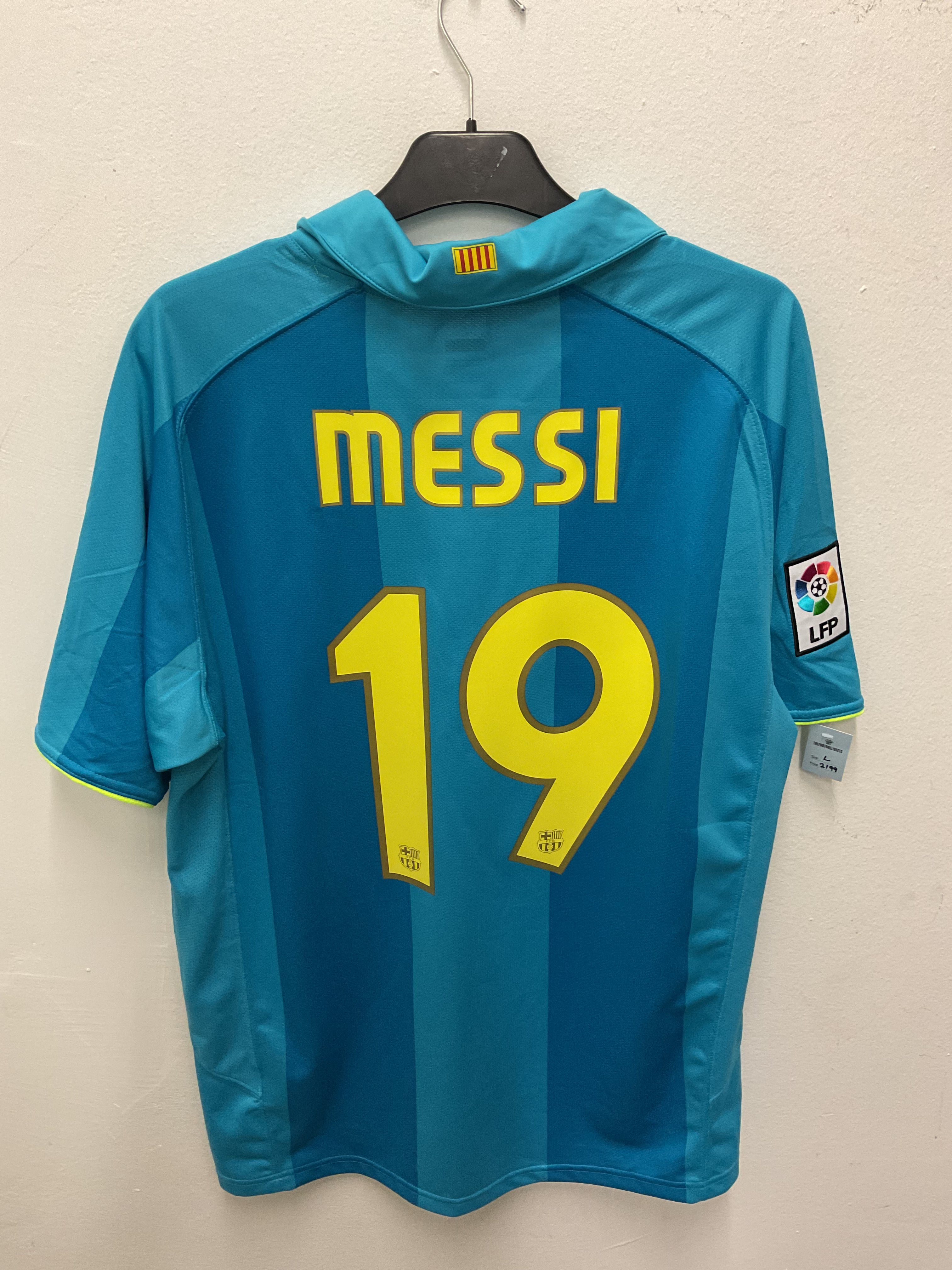 Barcelona Away 07/08 Messi 19