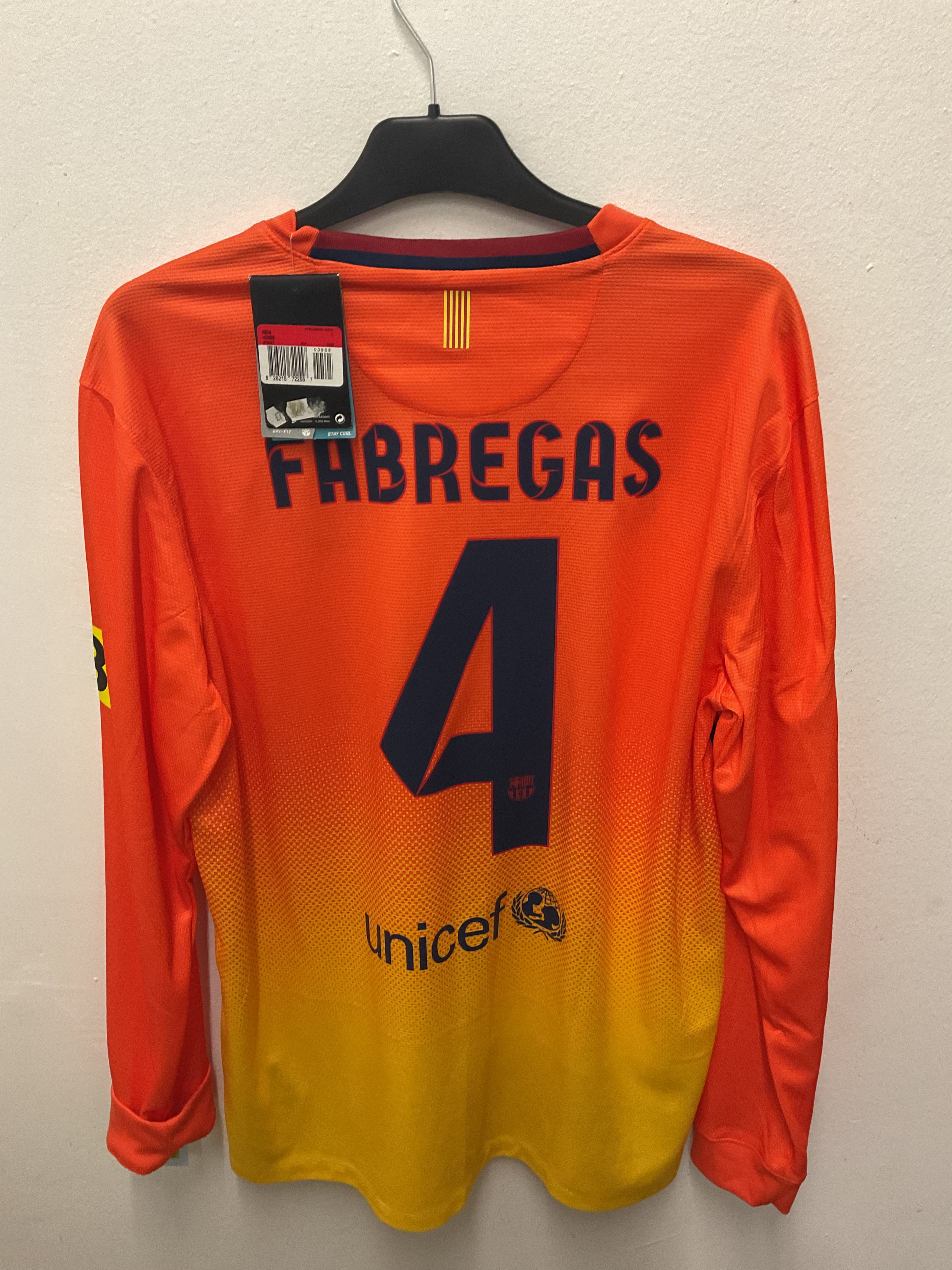 Barcelona Away LS 12/13 Fabregas 4