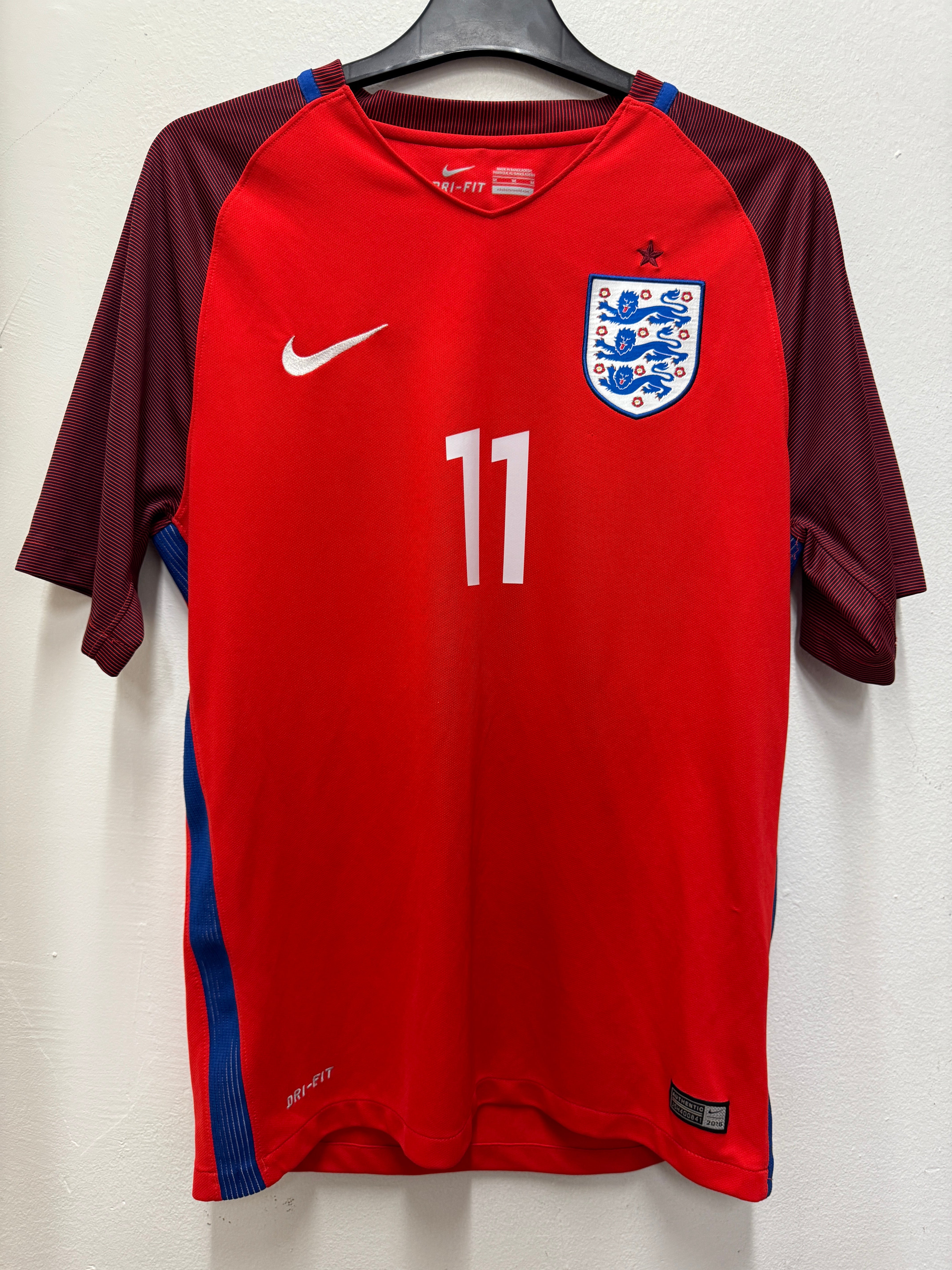 England Away 2016 Vardy 11