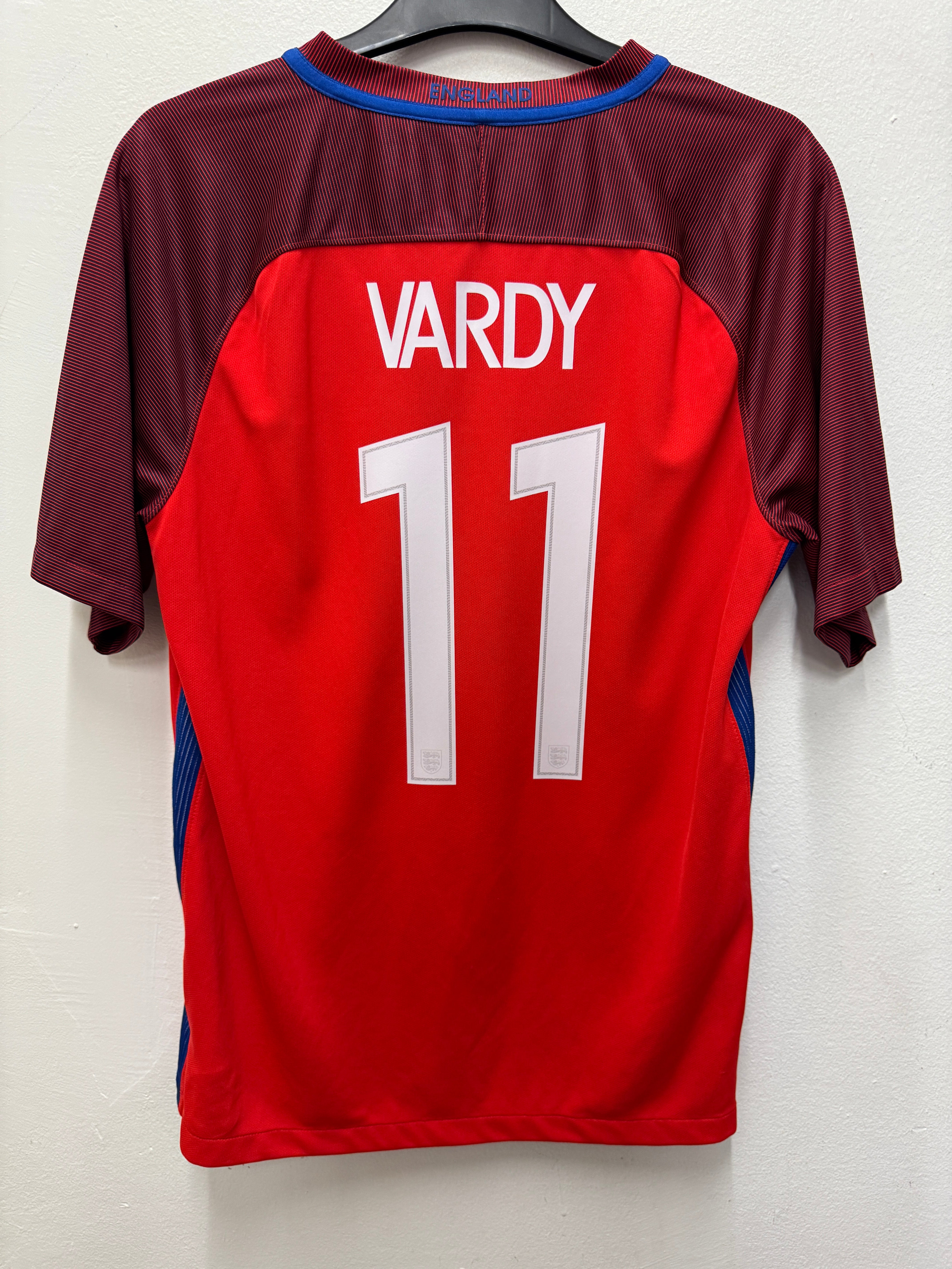 England Away 2016 Vardy 11